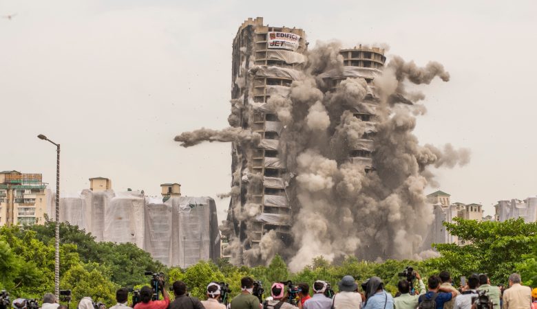 Re Sustainability to Recycle Noida Twin Tower Waste